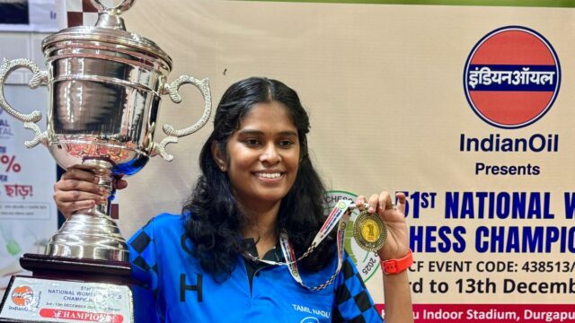 PV Nandhidhaa busca consistência após segundo título nacional PV Nandhidhaa busca consistência após segundo título nacional