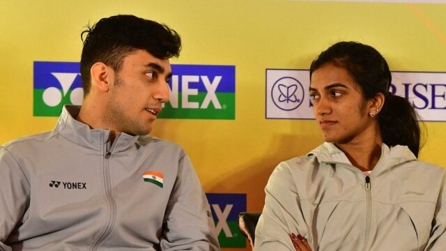 PV Sindhu e Lakshya Sen na equipe indiana para o PV Sindhu e Lakshya Sen na equipe indiana para o Badminton Asia Team Championships