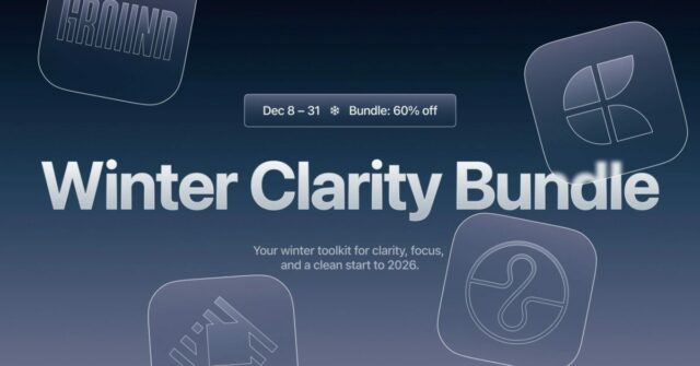 Pacote Winter Clarity: 60% de desconto em Raycast, Endel, Ground News e Craft Docs (patrocinado)
