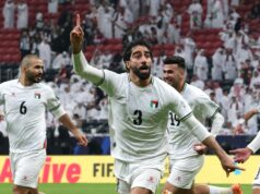 Palestina vence primeira partida sobre o Catar na Copa Árabe da FIFA Palestina vence primeira partida sobre o Catar na Copa Árabe da FIFA