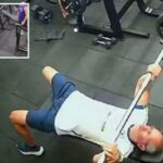 Papai morre após deixar cair barra no peito em acidente estranho na academia