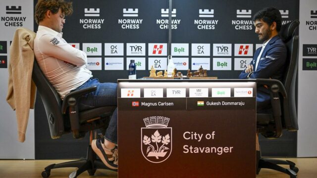 Para mim, Gukesh é um jovem: Magnus Carlsen
