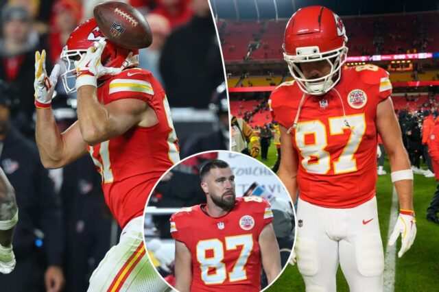 Parece que Travis Kelce atingiu o fundo do poço dos logotipo de fantasia azarão