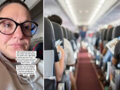 Passageiro da Delta chora ao ver o texto envergonhado de um companheiro de assento: ‘Eu me sinto como um prisioneiro’ Passageiro da Delta chora ao ver o texto envergonhado de um companheiro de assento: ‘Eu me sinto como um prisioneiro’