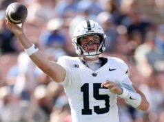 Penn State é favorecida para pousar o portal de transferência de 9.000 jardas QB para substituir Drew Allar Penn State QB Drew Allar