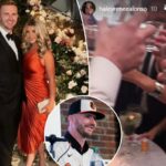 Pete Alonso e sua esposa Haley dão o 'último hoorah do Mets' no casamento de AJ Minter após a assinatura de Orioles