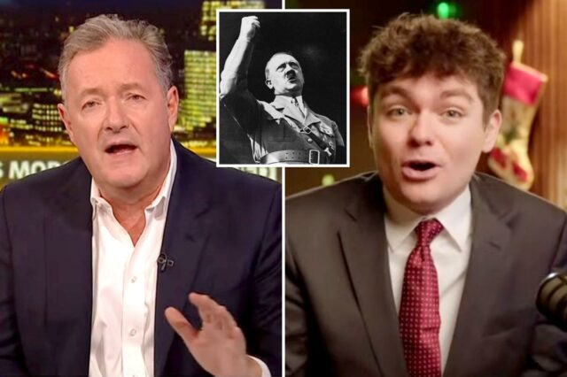 Piers Morgan critica Nick Fuentes por chamar Hitler de 'muito legal': 'Que monte de merda'
