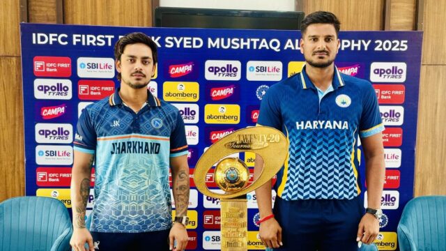 Placar final ao vivo do SMAT 2025: Jharkhand, Haryana em Placar final ao vivo do SMAT 2025: Jharkhand, Haryana em busca do título inaugural; lance às 16h IST
