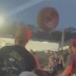 Pneu voador atinge espectador em evento de corrida em Melbourne