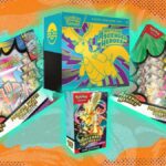 Ascended Heroes Elite Trainer Box em um fundo branco