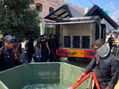 Polícia Nacional implanta 13 Randurlap e 8 unidades de tratamento de água para vítimas de desastres em Sumatra Polícia Nacional implanta 13 Randurlap e 8 unidades de tratamento de água para vítimas de desastres em Sumatra