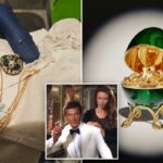 Polícia recupera pingente Fabergé engolido pelo suspeito após uma espera de 6 dias para que ele reapareça