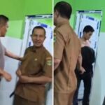 Polícia viral invade dois homens cometendo imoralidade no banheiro da mesquita de Padang, com status de professor e aluno