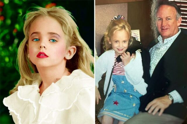 Jonbenet Ramsey com maquiagem