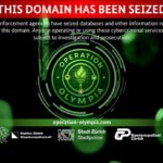 A screenshot of the seizure notice on Cryptomixer.io, which authorities allege facilitated the laundering of criminal funds.