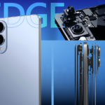 Samsung Galaxy S25 Edge deitado de bruços em uma mesa