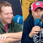 Evan Roberts (l.) e Craig Carton (r.) em 2022.