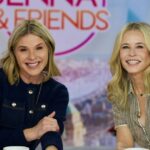 Jenna Bush Hager e sua co-apresentadora convidada Chelsea Handler.