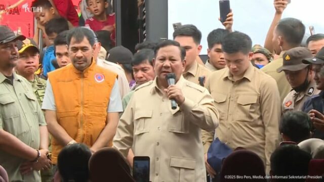 Prabowo pede desculpas diante dos refugiados: estamos trabalhando duro
