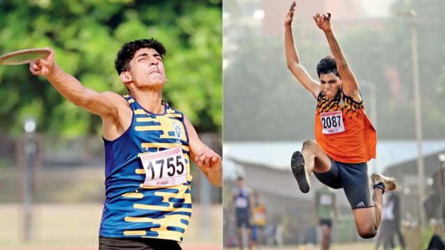 Pranav reivindica título de lançamento de disco, Harsh consegue ouro Pranav reivindica título de lançamento de disco, Harsh consegue ouro no salto em distância