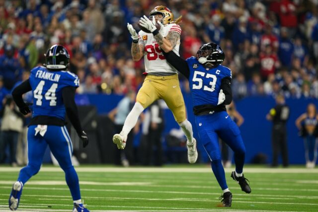 Pré-jogo do 49ers: George Kittle não jogará, mas Ricky Pearsall Jr. jogará contra o Bears

