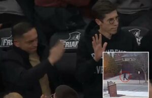 Prefeito de Providence e chefe de polícia homenageados em jogo de basquete universitário após investigação do atirador de Brown Prefeito de Providence e chefe de polícia homenageados em jogo de basquete universitário após investigação do atirador de Brown