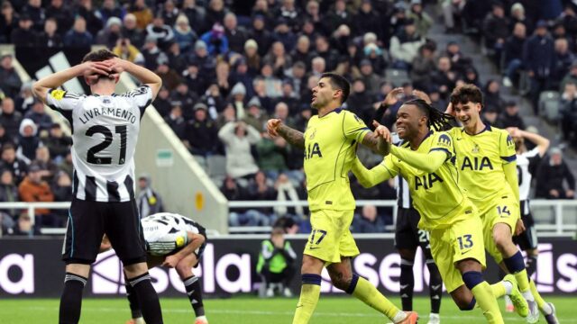 Premier League 2025-26: Romero marca duas vezes e o Tottenham empata em 2 a 2 em Newcastle
