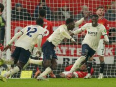Premier League – Magassa marca o empate no final da partida e o West Ham mantém o Manchester United no empate em 1 a 1 Premier League – Magassa marca o empate no final da partida e o West Ham mantém o Manchester United no empate em 1 a 1