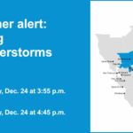 Prepare-se para granizo do tamanho de uma ervilha com tempestades no Estreito e Delta de Carquinez e no sul do Vale do Sacramento na quarta-feira