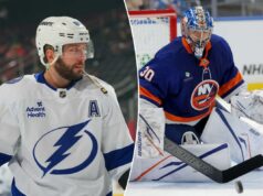 Previsão de Islanders vs. Lightning: probabilidades, escolhas e melhor aposta para a matinê de sábado Nikita Kucherov, do Tampa Bay Lightning, patina durante o aquecimento.