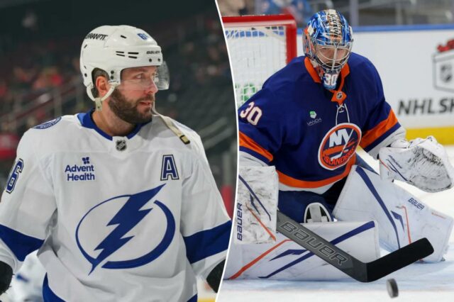 Previsão de Islanders vs. Lightning: probabilidades, escolhas e melhor aposta Nikita Kucherov, do Tampa Bay Lightning, patina durante o aquecimento.