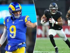 Previsão de Rams x Falcons: probabilidades, adereços e melhor aposta do ‘Monday Night Football’ da NFL Semana 17 O wide receiver do Los Angeles Rams, Puka Nacua (12), se aquece antes do jogo contra o Seattle Seahawks.