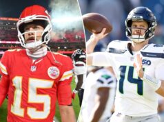 Previsões de Chiefs x Chargers, Seahawks x Colts: escolhas da semana 15 da NFL, probabilidades O quarterback do Kansas City Chiefs, Patrick Mahomes (15), sai de campo após o jogo contra o Houston Texans.
