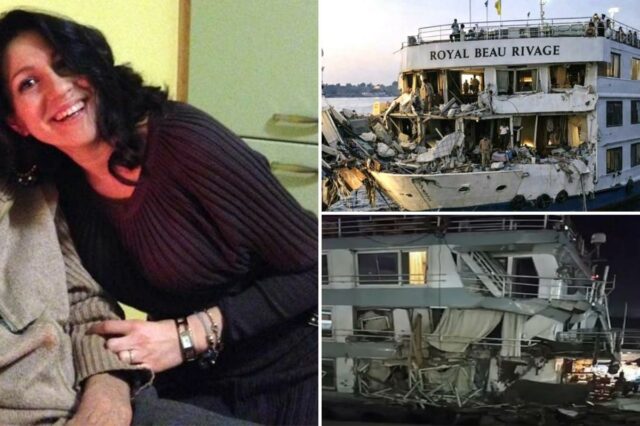 Professor do ensino fundamental cai e morre após navio de cruzeiro colidir com outro barco no Rio Nilo
