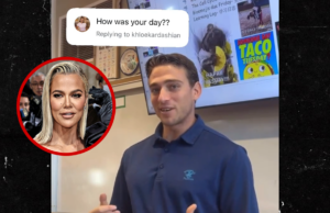 Professor gostoso dispara depois que Khloe Kardashian flerta em seus comentários 121025 professora Khloe Kardashian Kal