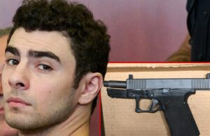 Promotores de Luigi Mangione colocam fotos de armas e munições como prova Luigi Mangione arma principal getty comp