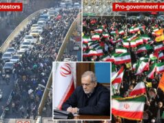 Protestos irrompem no Irã por causa da queda da economia do país enquanto as pessoas chegam ao ‘ponto de explosão’ Protestos irrompem no Irã por causa da queda da economia do país enquanto as pessoas chegam ao 'ponto de explosão'