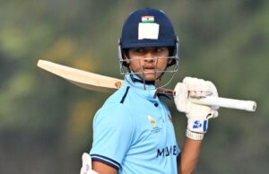 Qual foi o desempenho dos jogadores indianos no Troféu Vijay Hazare hoje? Qual foi o desempenho dos jogadores indianos no Troféu Vijay Hazare hoje?