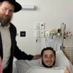 O rabino Leibel Lazaroff, 20 anos, foi baleado no abdômen e na coxa enquanto se voluntariava na celebração de Chanucá à beira-mar no Parque Bondi'a Archer em 14 de dezembro.