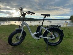 Rad Power Bikes pede falência e pretende vender o negócio RadExpand 5 Rad Power Bikes against harbor background