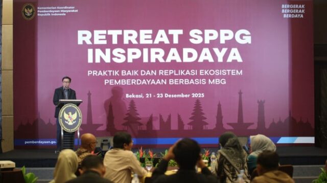 Realizando o Retiro SPPG Inspiradaya, o Ministério Coordenador do PM Realizando o Retiro SPPG Inspiradaya, o Ministério Coordenador do PM garante que o programa MBG seja apreciado pela comunidade