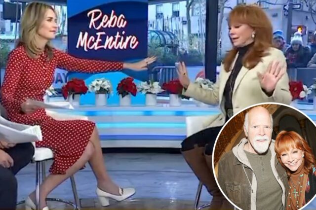Reba McEntire corrige Savannah Guthrie sobre o 'marido' Rex Linnn ao vivo: 'Espere um minuto'
