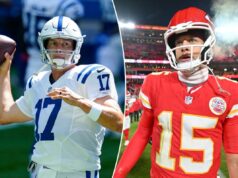 Recapitulação das apostas da semana 14 da NFL, tendências, movimento de linha: retorno insano de Philip Rivers, queda dos Chiefs O quarterback do Indianapolis Colts, Philip Rivers (17), lança durante o treino.