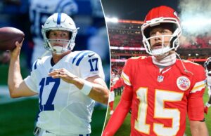 Recapitulação das apostas da semana 14 da NFL, tendências, movimento de linha: retorno insano de Philip Rivers, queda dos Chiefs O quarterback do Indianapolis Colts, Philip Rivers (17), lança durante o treino.