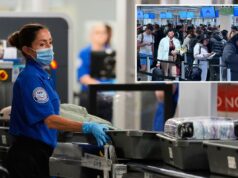 Recorde de 3,13 milhões de passageiros examinados em aeroportos no domingo após o Dia de Ação de Graças A TSA examinou um recorde de 3,13 milhões de passageiros nos aeroportos dos EUA no domingo, de acordo com a agência.