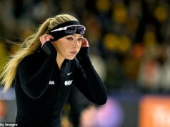 Redenção para a noiva de Jake Paul enquanto Jutta Leerdam se recupera após uma queda dolorosa nas seletivas olímpicas A patinadora holandesa Jutta Leerdam ficou em segundo lugar nos 500m nas seletivas olímpicas holandesas