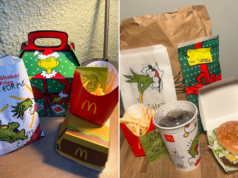 Refeições Grinch do McDonald’s – como os EUA e o Reino Unido se comparam? Nós descobrimos The Grinch Big Mac Meal and Grinch McPlant meal.