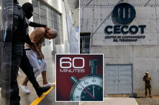 Reportagem do '60 Minutes' sobre prisão salvadorenha retirada da CBS parece aparecer online
