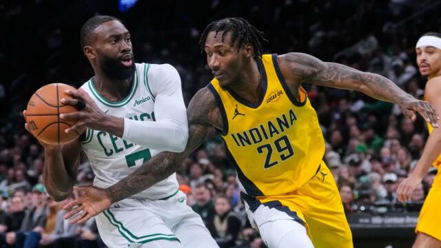 Resumo da NBA: Jaylen Brown amplia sequência de gols na vitória do Boston Celtics sobre o Indiana Pacers
