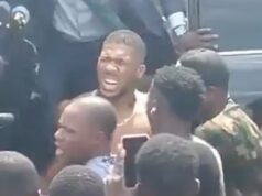Revelado: O motorista do caminhão no centro do terror de Anthony Joshua entra em corrida, desencadeando uma caçada humana – enquanto a polícia revela que ele estava estacionado ilegalmente no acostamento da estrada mais mortal da Nigéria O motorista do caminhão em que o SUV de Anthony Joshua bateu na estrada mais mortal da Nigéria desapareceu, desencadeando uma caçada policial, pode revelar o Daily Mail